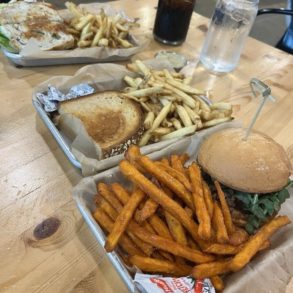 Golden Calf, Titus and The 8th Day Sandwich at Revival Eastside Eatery located in Waco, TX.