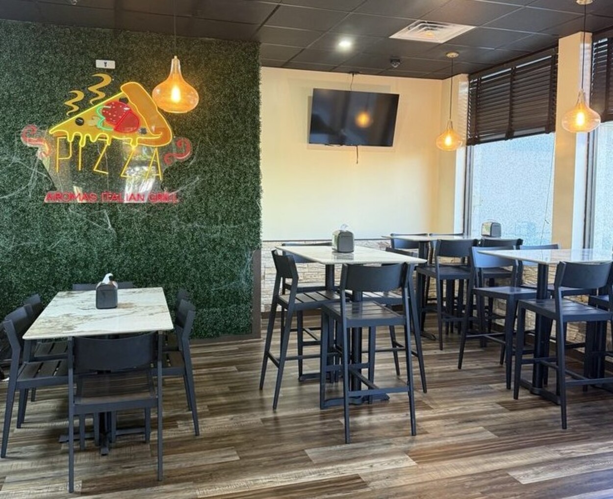 at Aroma’s Italian Grill located in Augusta, GA.