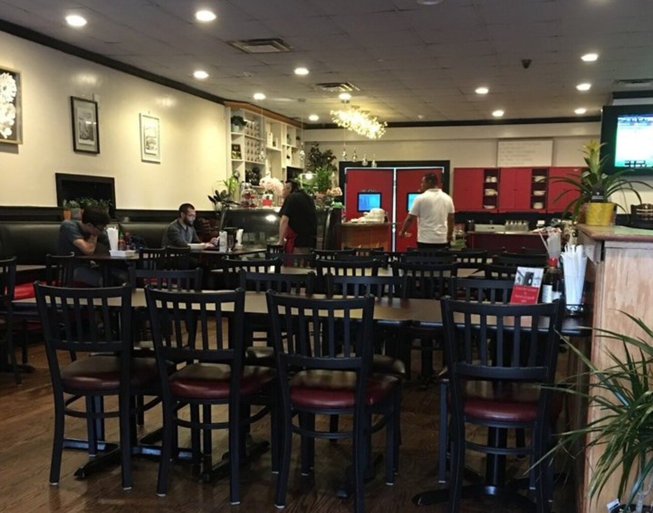 Inside Sizzling Kitchen located in Lowell, MA.