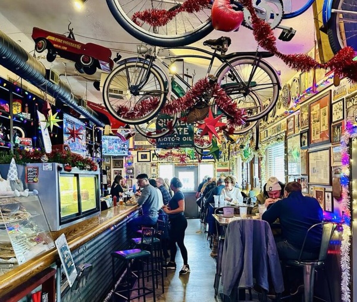 Inside Gasoline Alley located in Akron, OH