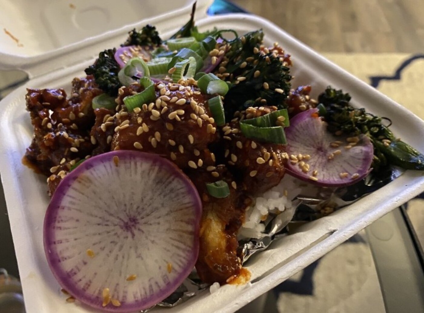 Korean Fried Cauliflower at Horse Inn located in Lancaster, PA. 