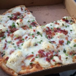 Mashed Potato Pizza at Fetta Specialty Pizza & Spirits located in Owensboro, KY.