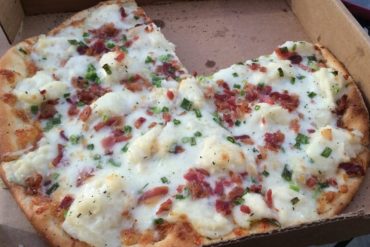 Mashed Potato Pizza at Fetta Specialty Pizza & Spirits located in Owensboro, KY.