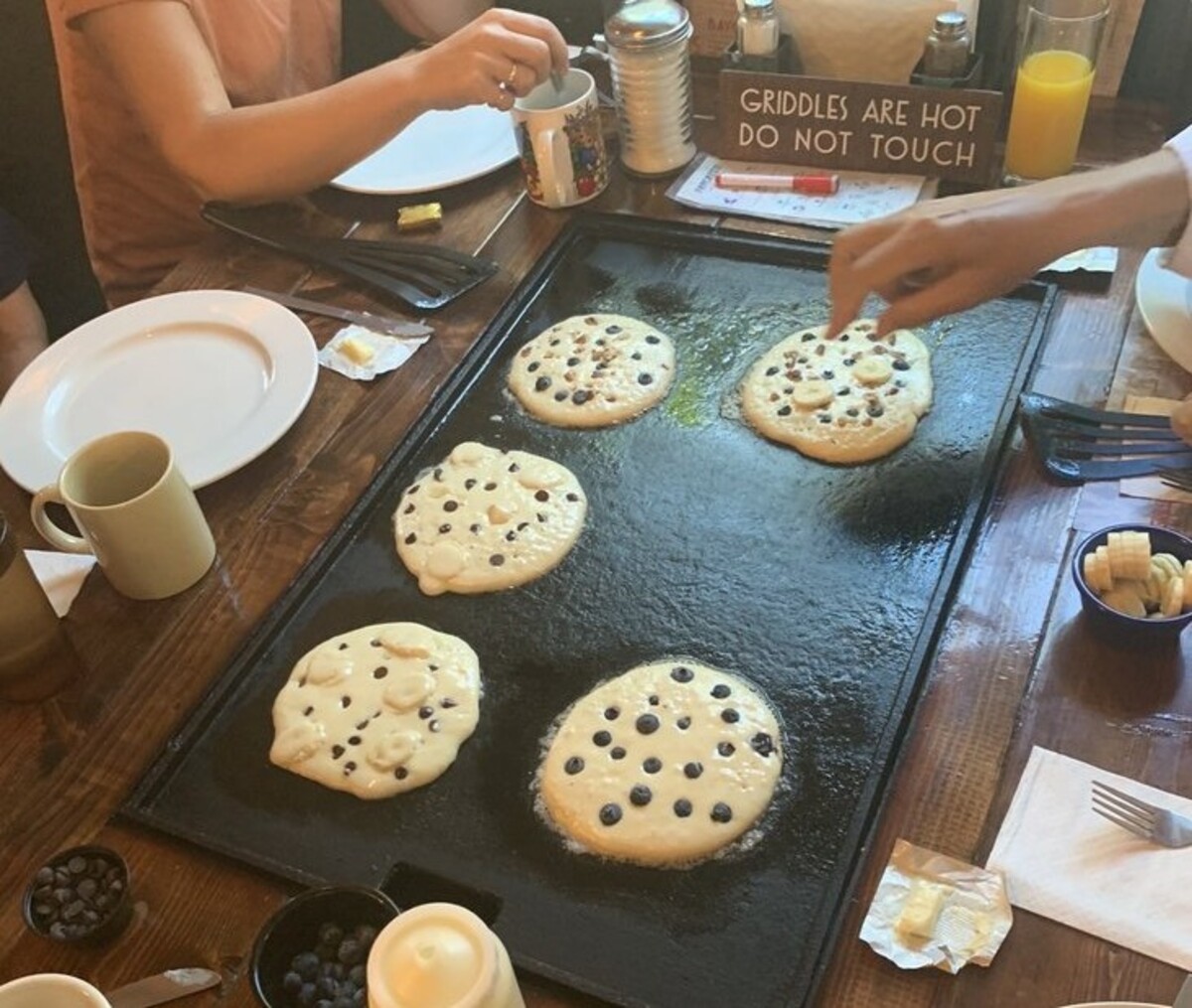 Pancakes at Backwater located in Melbourne, FL