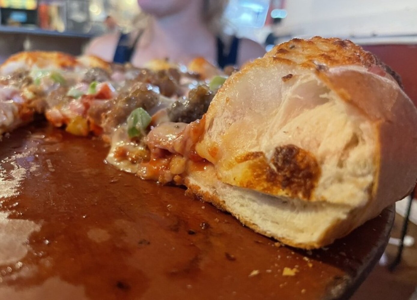 Pizza at Pizza by the Pound located in Paducah, KY. 