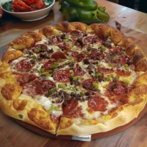 Pizza at Pizza by the Pound located in Paducah, KY.