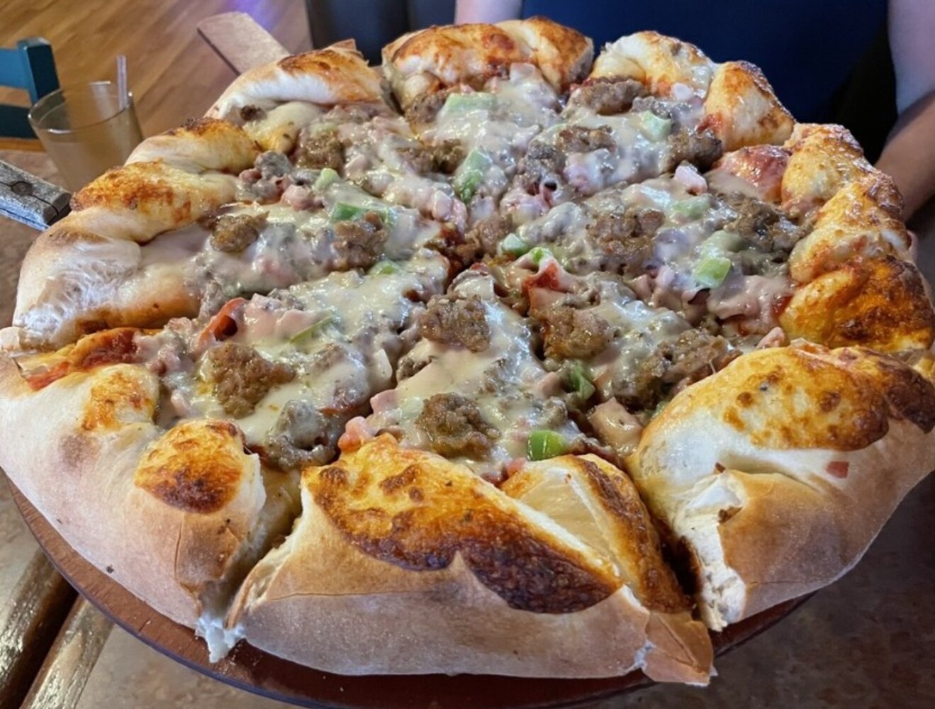 Pizza at Pizza by the Pound located in Paducah, KY. 