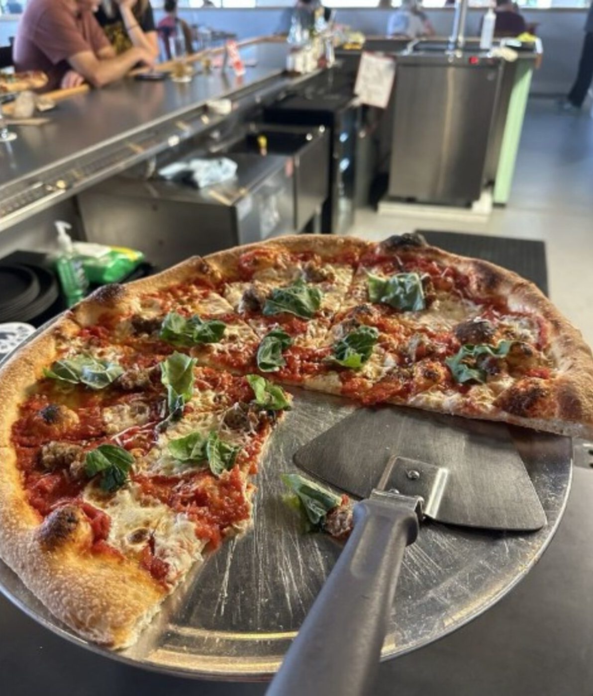 Pizza at Mike's Pizza located in Canton, OH.