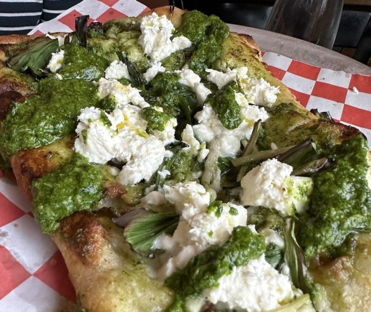 Pizza at Stracci Pizza located in Alexandria, VA.