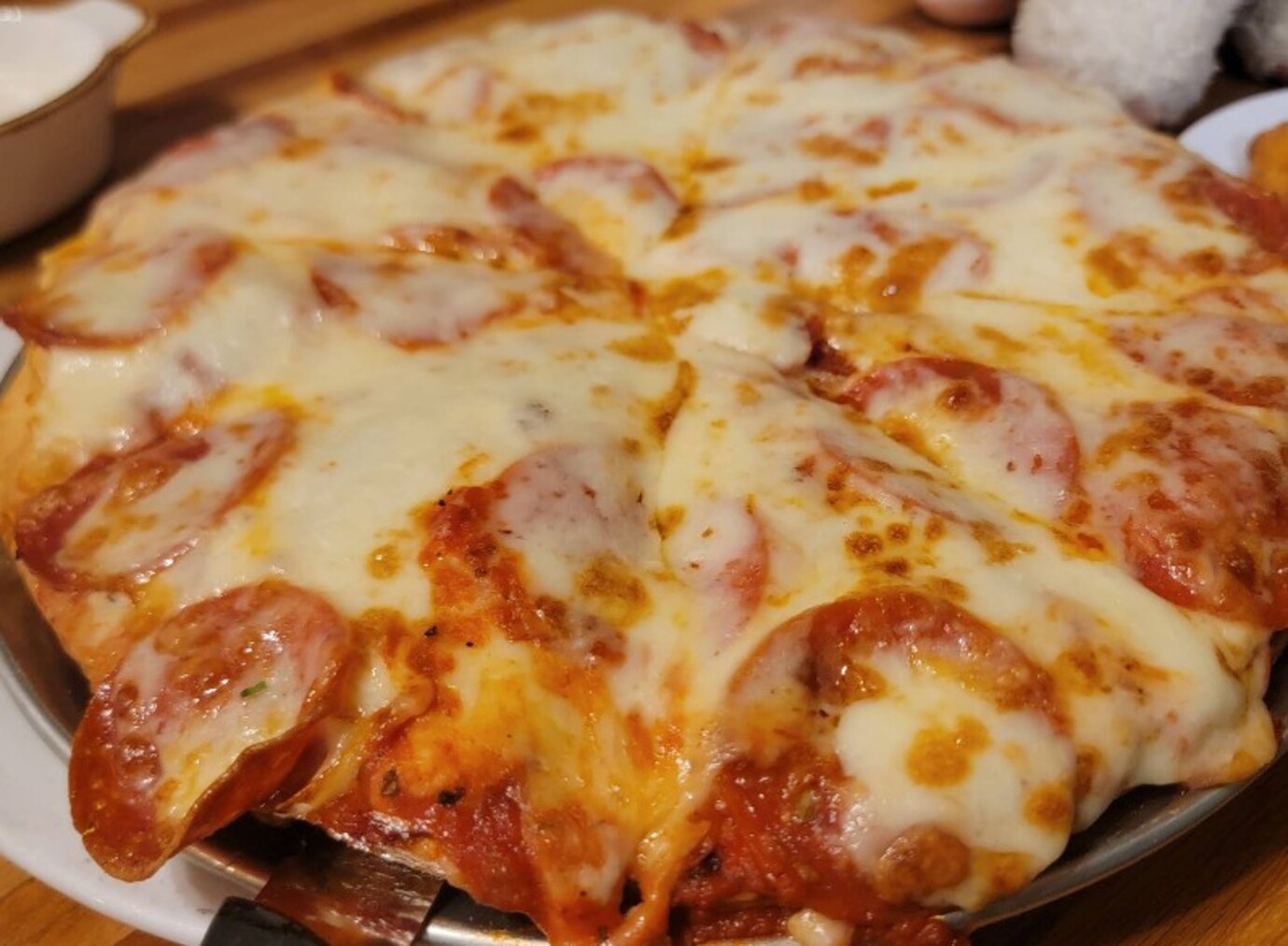 Pizza at Benny's Grill located in Decatur, IL. 