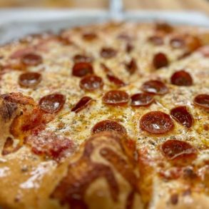 Pizza at Burrata Italian Kitchen located in Canton, OH.