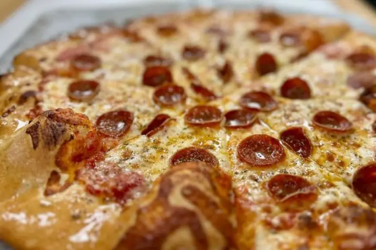 Pizza at Burrata Italian Kitchen located in Canton, OH.