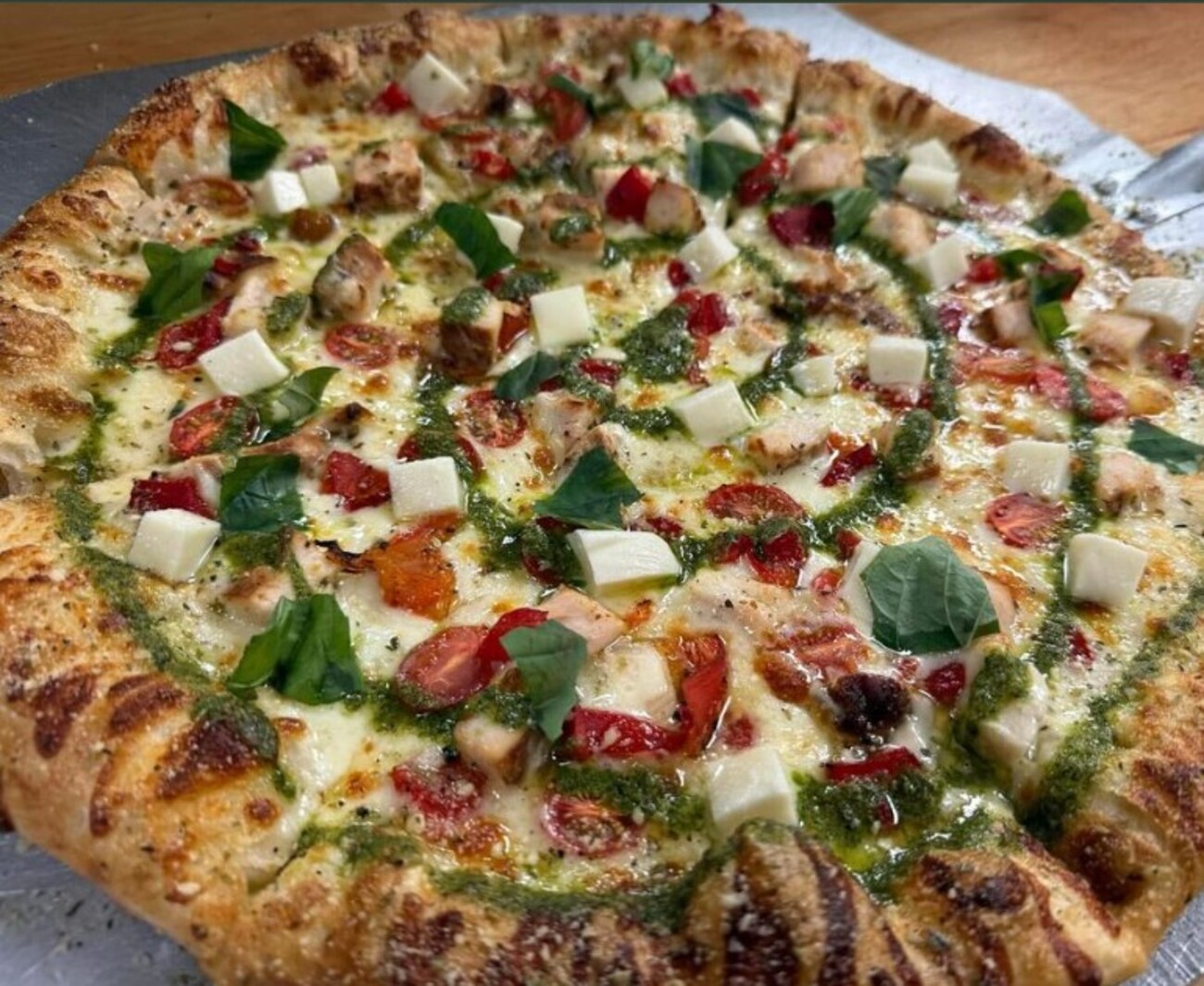 Pizza at Burrata Italian Kitchen located in Canton, OH.