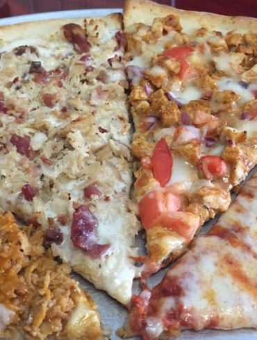 Pizzas at The Crust Pizzeria & Restaurant located in Allentown, PA.