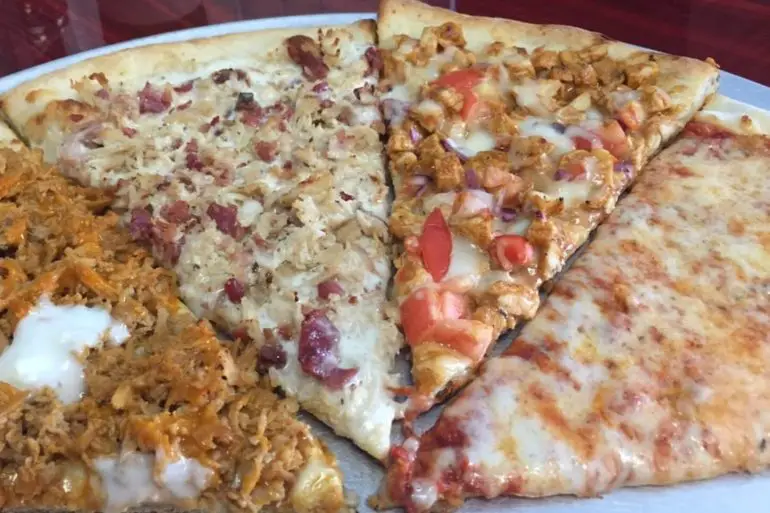 Pizzas at The Crust Pizzeria & Restaurant located in Allentown, PA.