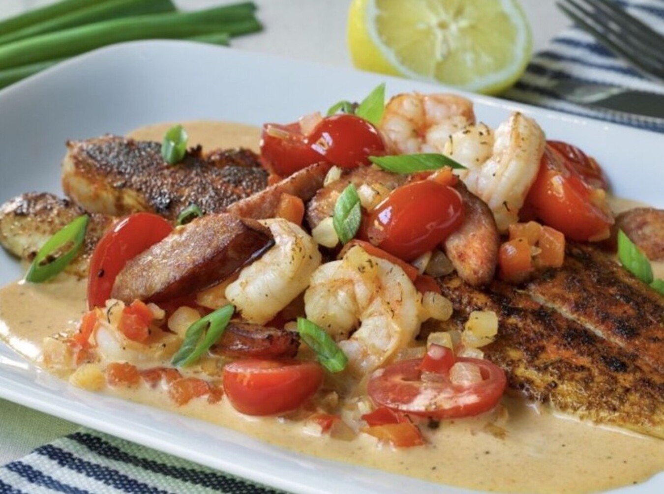 Red Fish Alexandria at Harry's Seafood Bar and Grille located in Lakeland, FL.