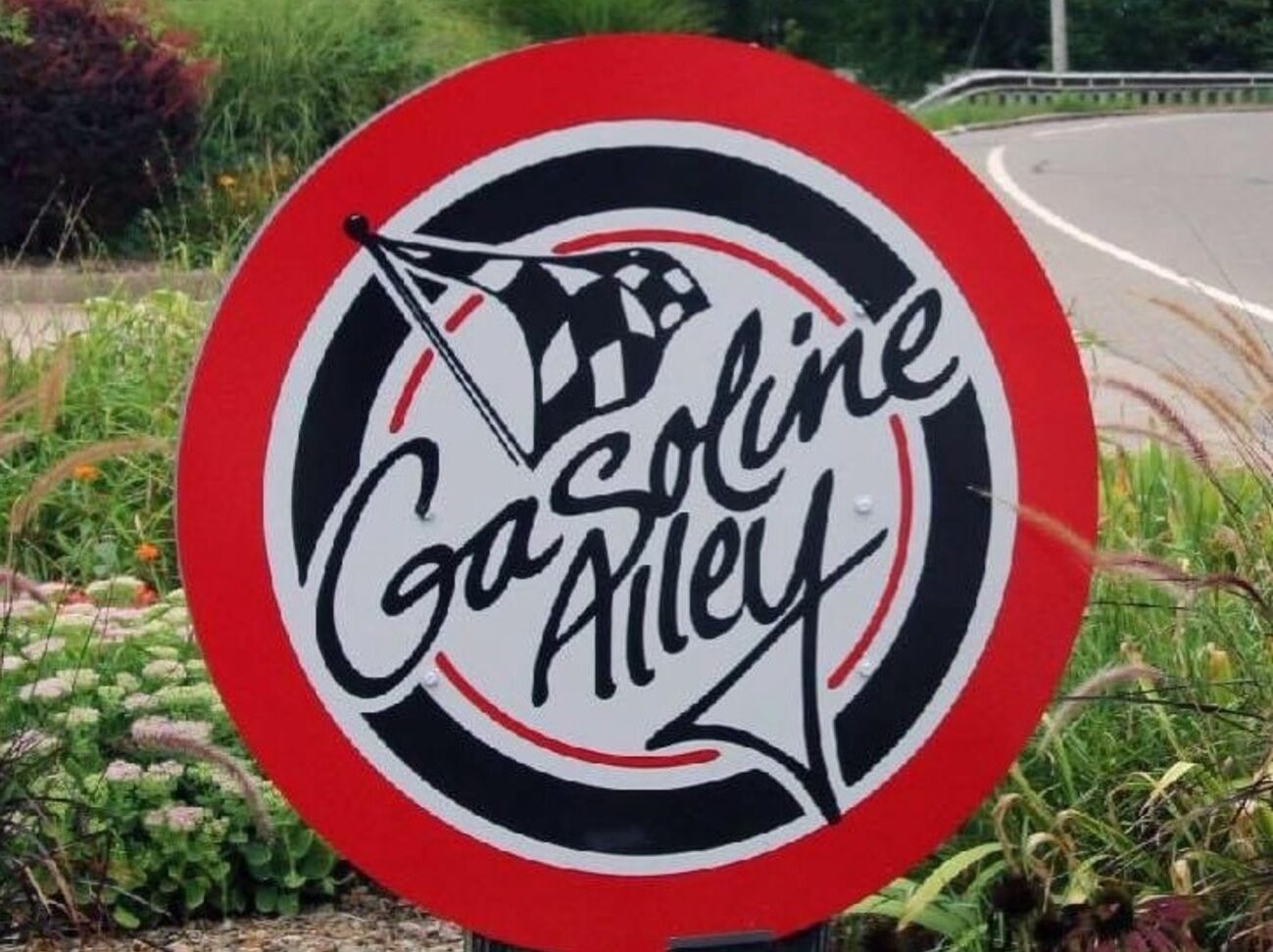 Signage at Gasoline Alley located in Akron, OH