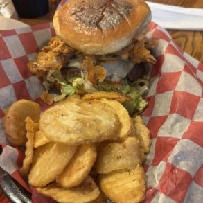 Smash Classic with thick chips at The Ugly Duckling located in Dayton, OH.