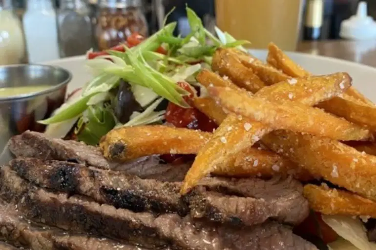 Steak Salad at Firestone's located in Erie, PA.