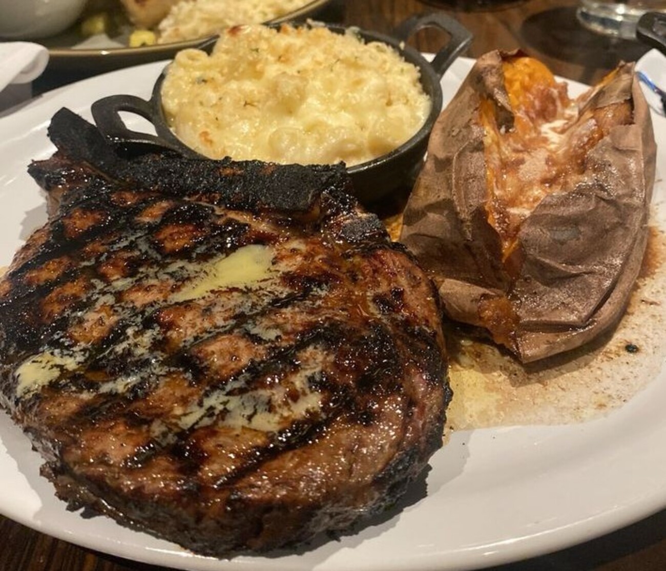 Steak at Spotted Cow Steakhouse located in Winston-Salem, NC. 