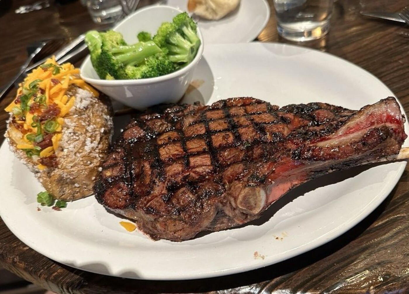 Steak at Spotted Cow Steakhouse located in Winston-Salem, NC. 