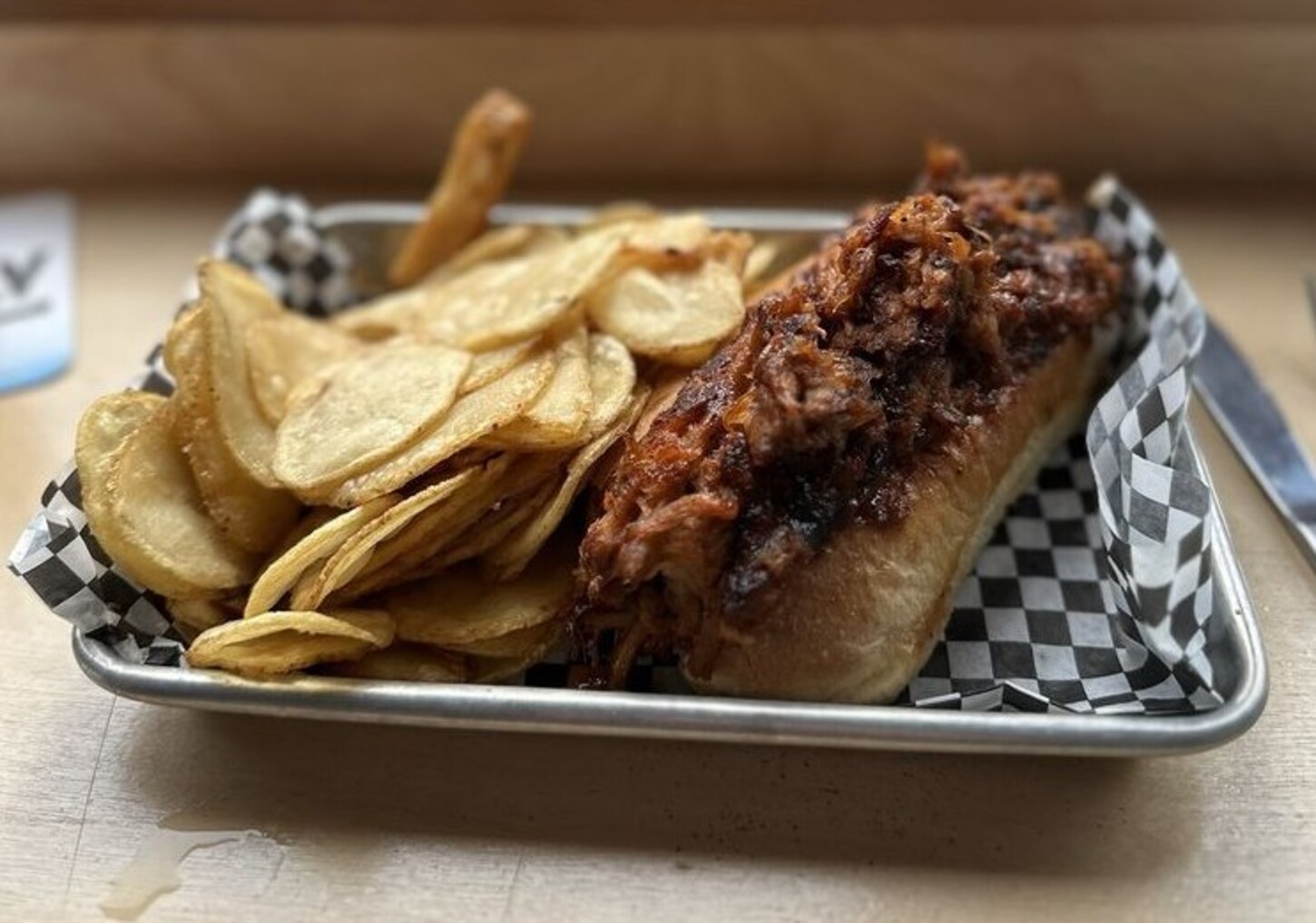 The Porker at The Pour Farm Tavern located in New Bedford, MA. 