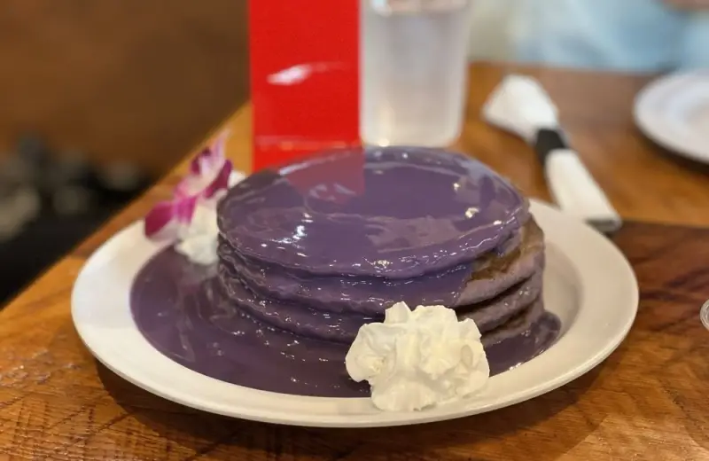 ube pancakes