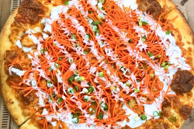 Buffalo Chicken at Moose's Tooth in Anchorage, Alaska