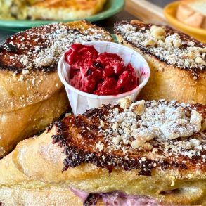 Stuffed French Toast at Snow City Cafe in Anchorage, Alaska