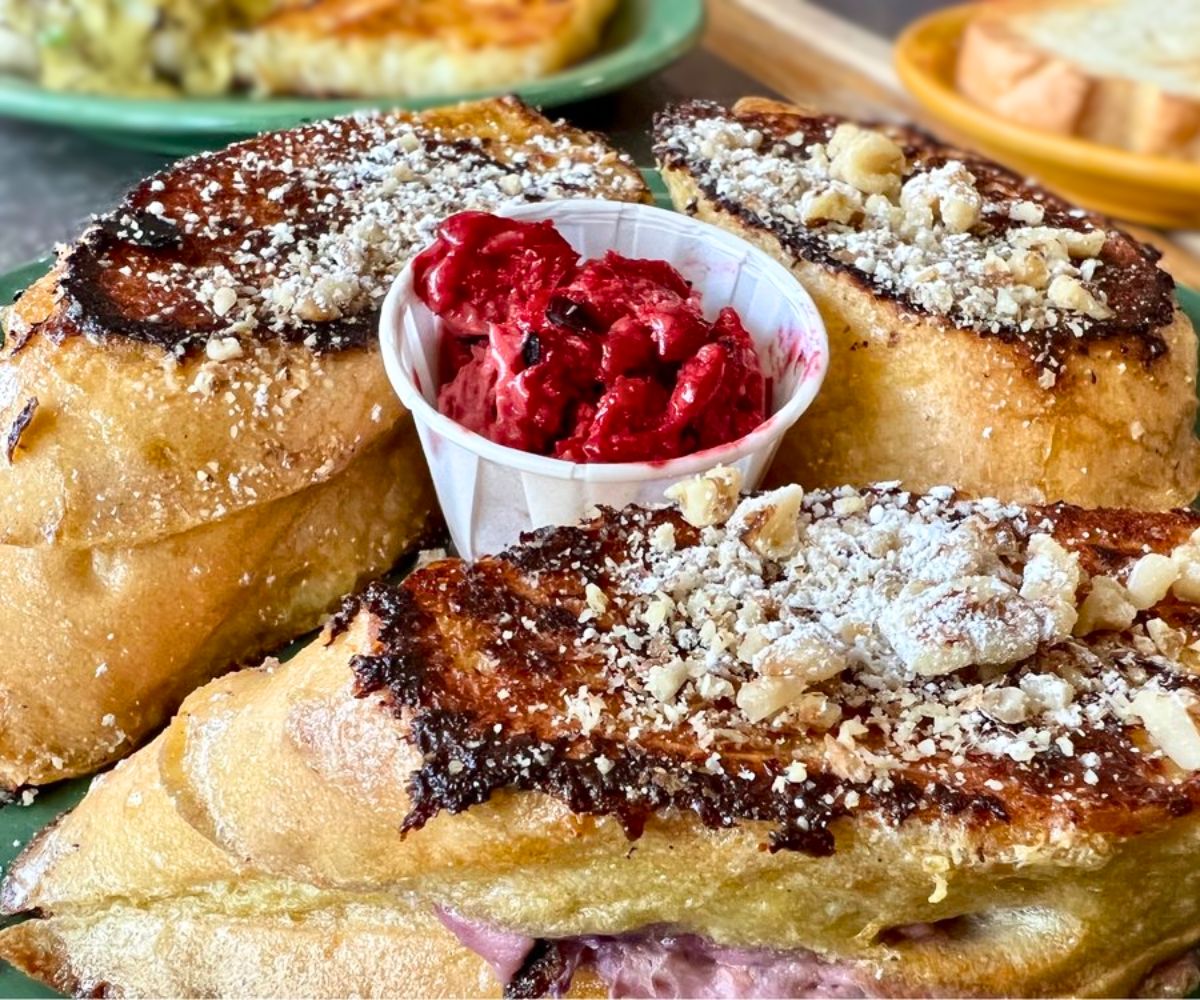 Stuffed French Toast at Snow City Cafe in Anchorage, Alaska