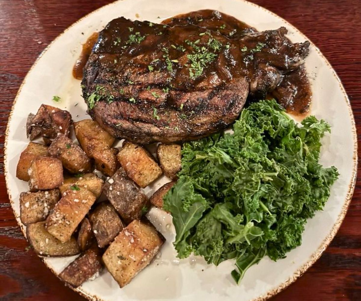 steak at Gianni's Trattoria in Concord, NC