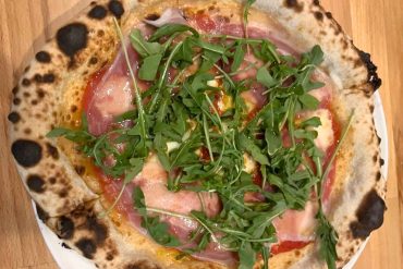 Prosciutto Pizza at Luna Pizza Cafe in Greenville, North Carolina