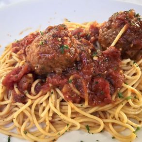 Spaghetti and Meatballs at The Pasta Factory in Avondale, Arizona