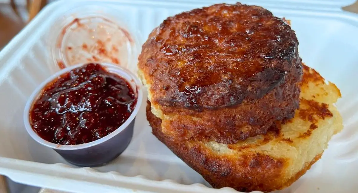 Maple Biscuits at August First in Burlington, VT