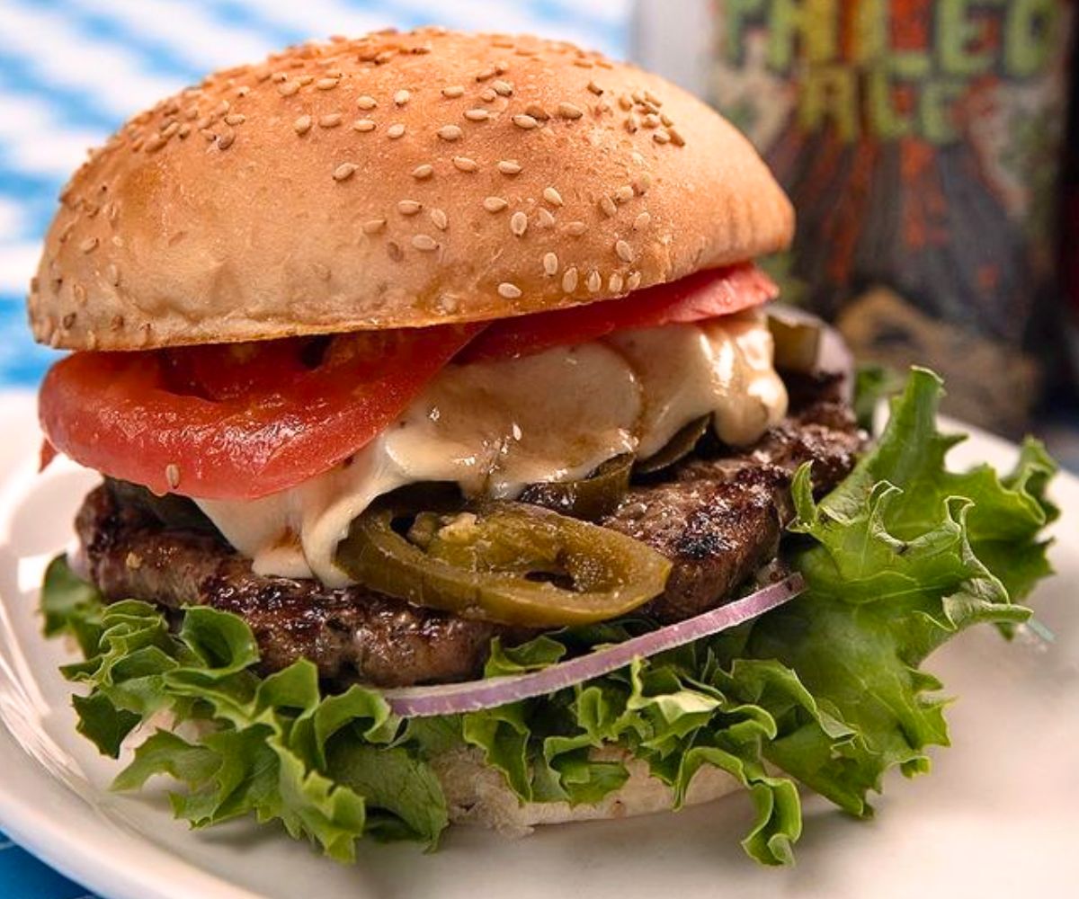 Jalapeno Cheeseburger at Hugo's in Fayetteville, Arkansas
