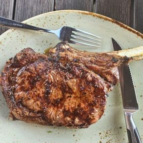 Bone-in Ribeye at Serrato's Steakhouse in Franklin, Tennessee