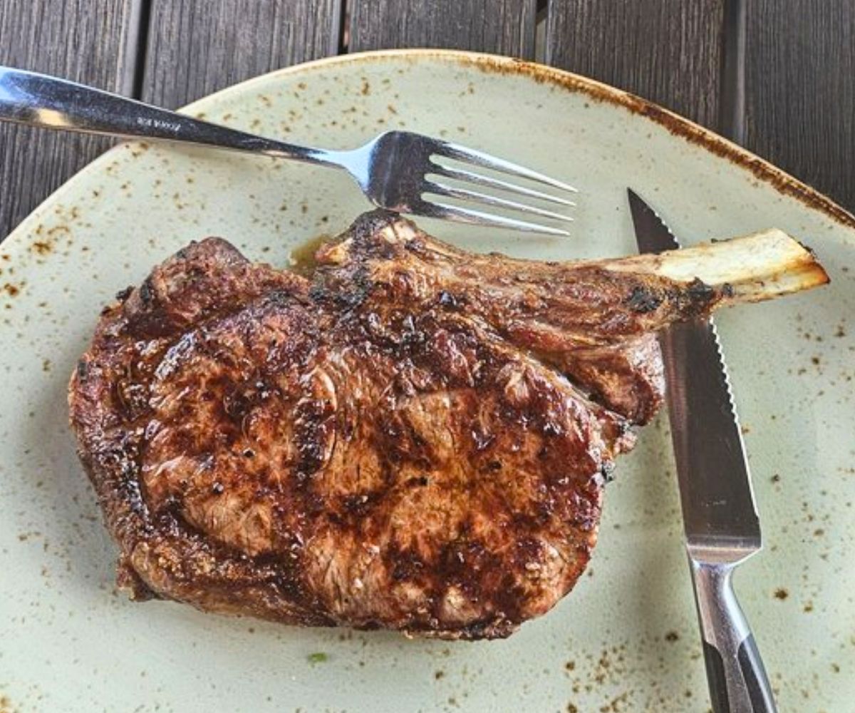 Bone-in Ribeye at Serrato's Steakhouse in Franklin, Tennessee