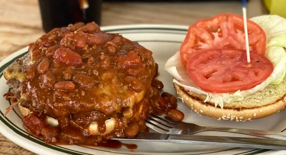 The Ryan Kerrigan Burger at Triple XXX Restaurant in West Lafayette, IN