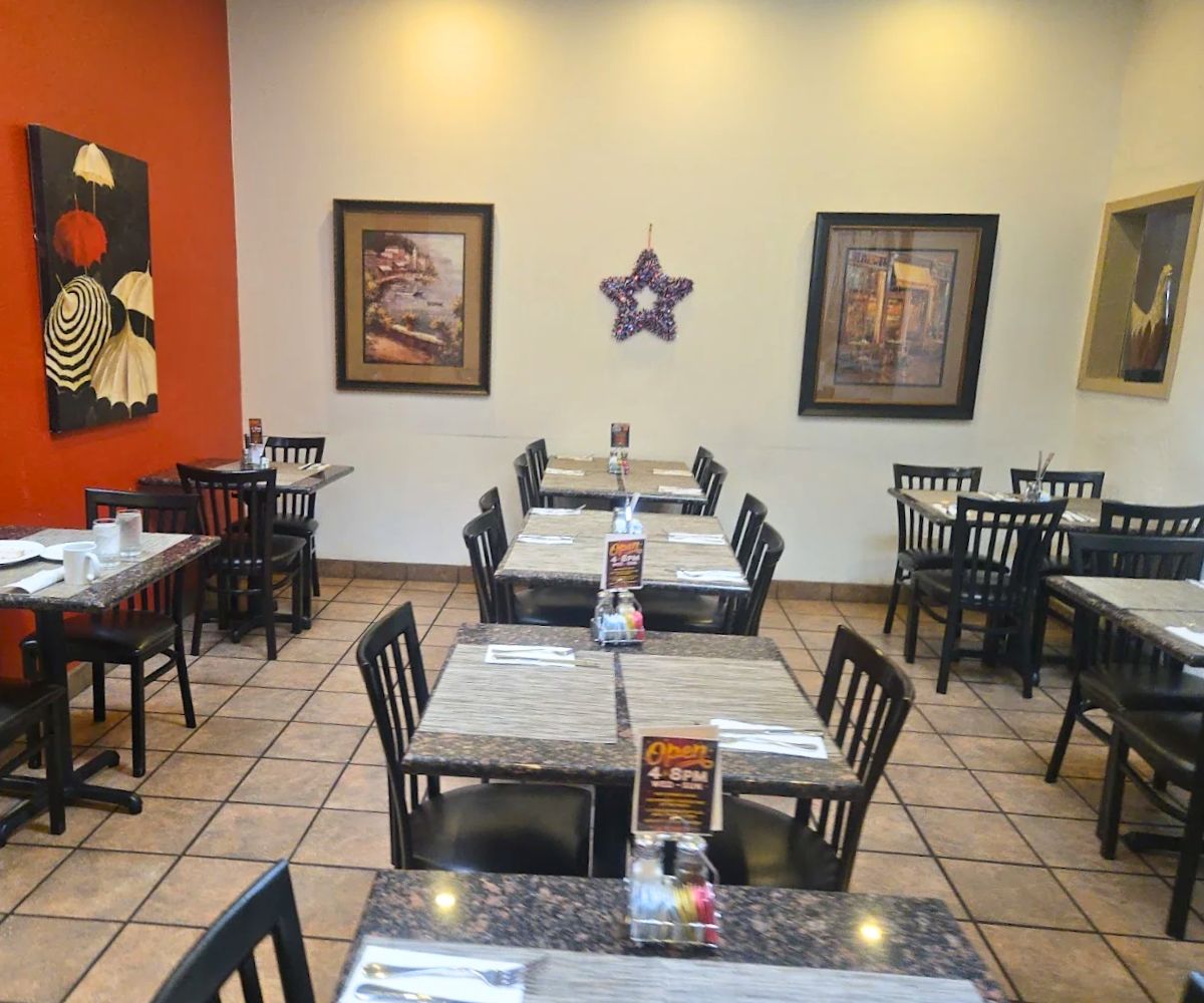 interior of A Bite of Belgium in Las Cruces, New Mexico