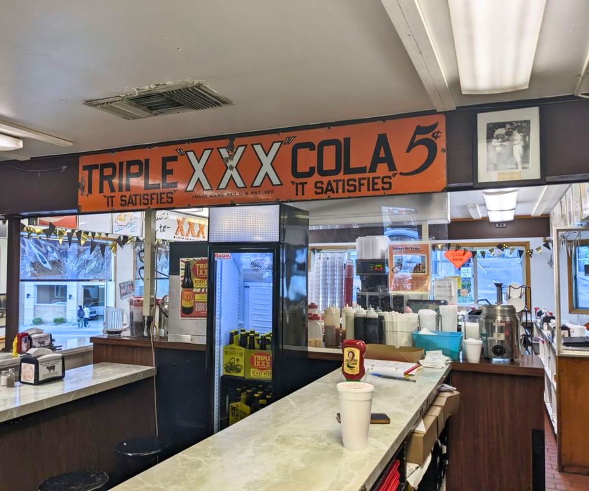 interior of Triple XXX Restaurant in West Lafayette, Indiana