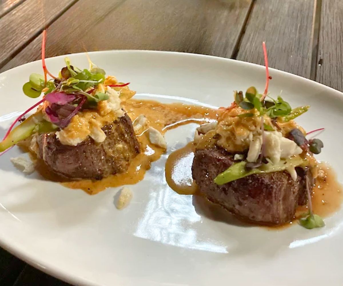 Filet Duo at Sorreto's Steakhouse in Franklin, TN