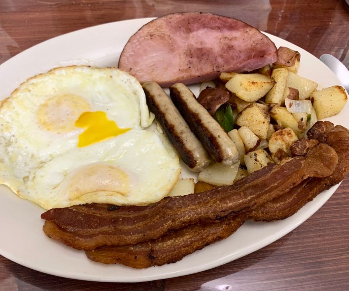 breakfast at The Chocolate Gallery Cafe in Warren, Michigan
