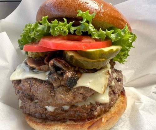 Maxi Burger at The Burger Place in Melbourne, Florida