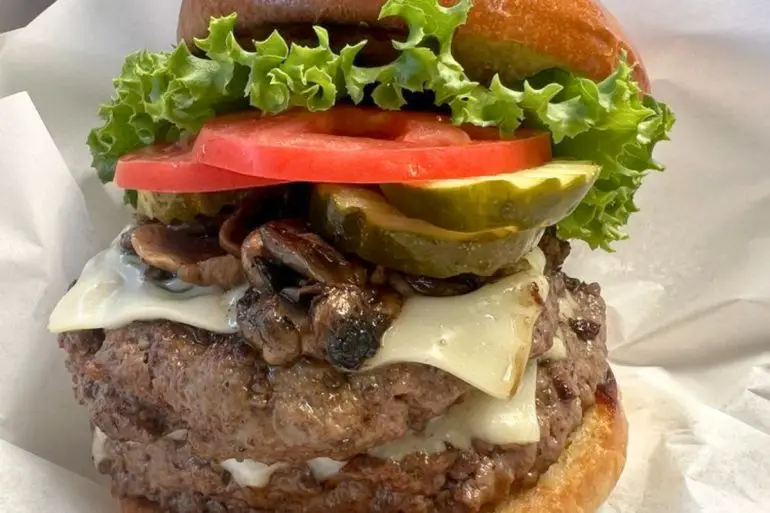 Maxi Burger at The Burger Place in Melbourne, Florida