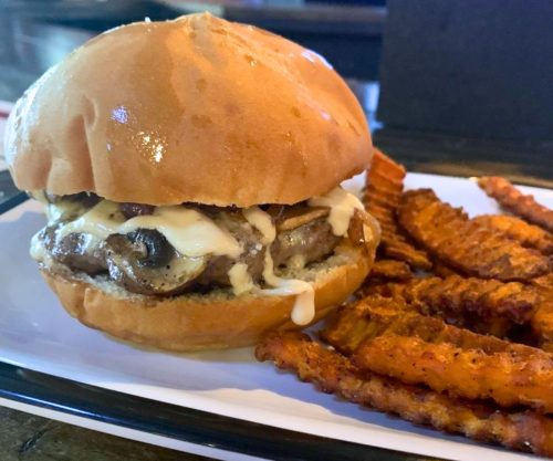 Steakhouse Burger at Home Burger Bar in Appleton, Wisconsin