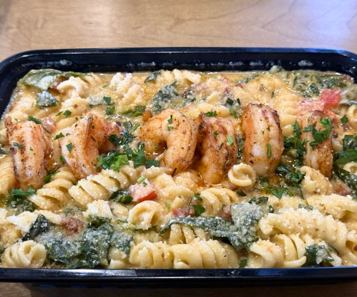 Bayou Shrimp Pasta at Ruby's Southern Comfort Kitchen in Bowie, Maryland
