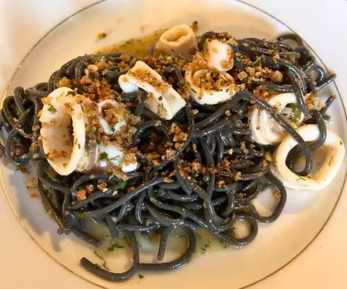 Squid Ink Pasta at Leeward in Portland, ME