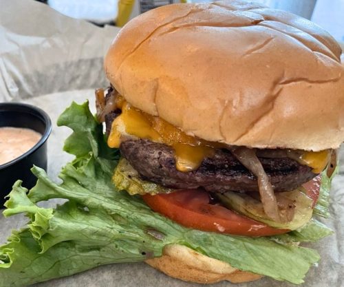 The Jr. Burger at Mason Jar in Kansas City, KS
