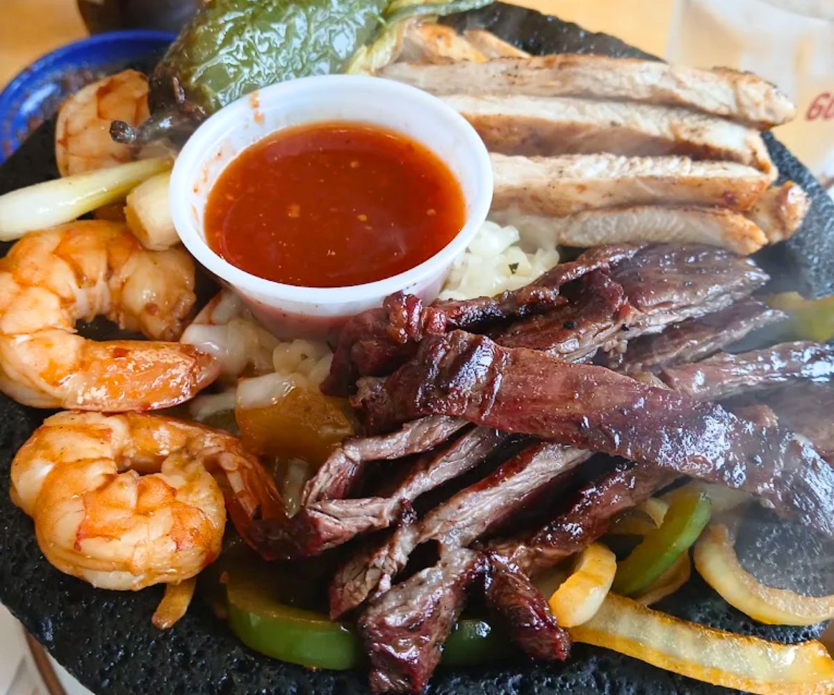 Molcajete at Azteca Family Mexican Restaurant in Sioux Falls, SD