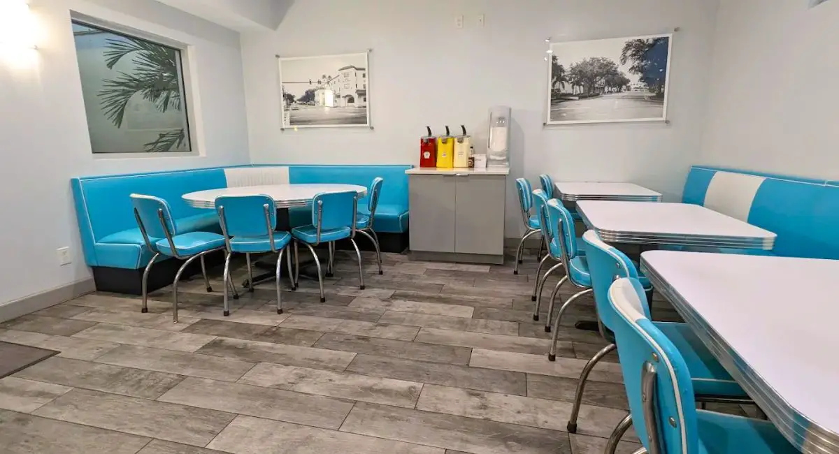 interior of The Burger Place in Melbourne, FL